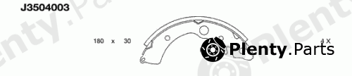  NIPPARTS part J3504003 Brake Shoe Set