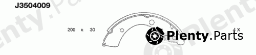  NIPPARTS part J3504009 Brake Shoe Set