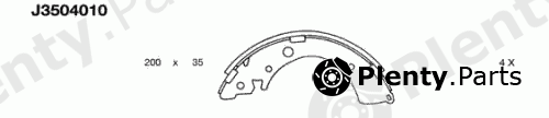  NIPPARTS part J3504010 Brake Shoe Set