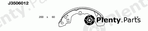  NIPPARTS part J3506012 Brake Shoe Set