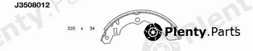  NIPPARTS part J3508012 Brake Shoe Set