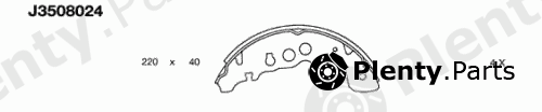  NIPPARTS part J3508024 Brake Shoe Set