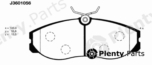  NIPPARTS part J3601056 Brake Pad Set, disc brake