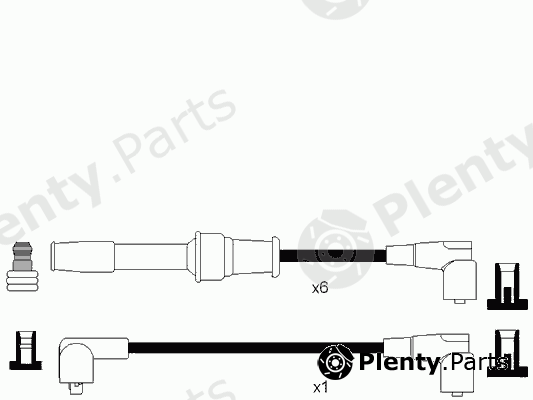  NGK part 7111 Ignition Cable Kit