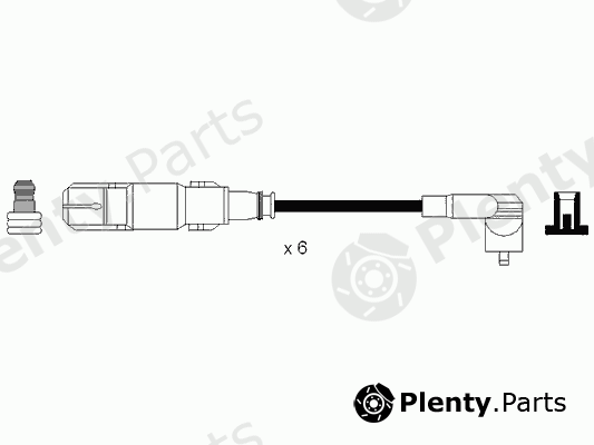  NGK part 7065 Ignition Cable Kit