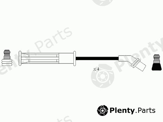  NGK part 7198 Ignition Cable Kit