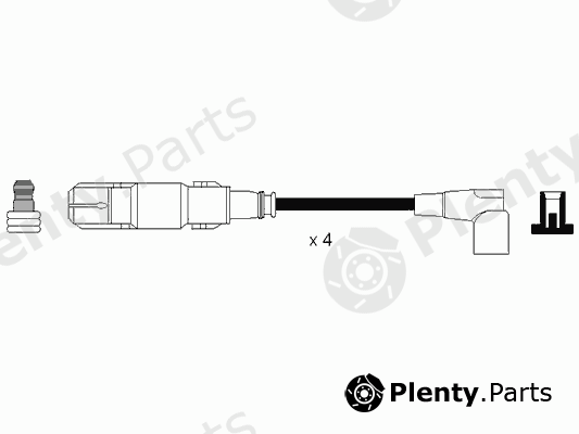  NGK part 7303 Ignition Cable Kit