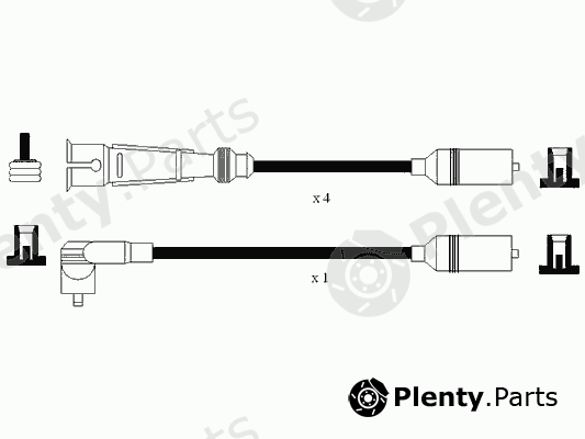  NGK part 7363 Ignition Cable Kit