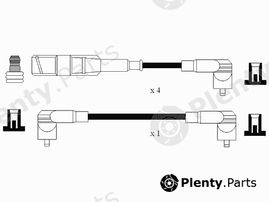 NGK part 0958 Ignition Cable Kit