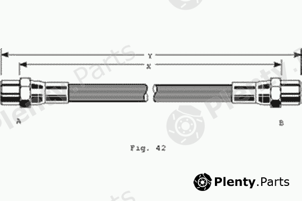  GIRLING part 9001126 Brake Hose