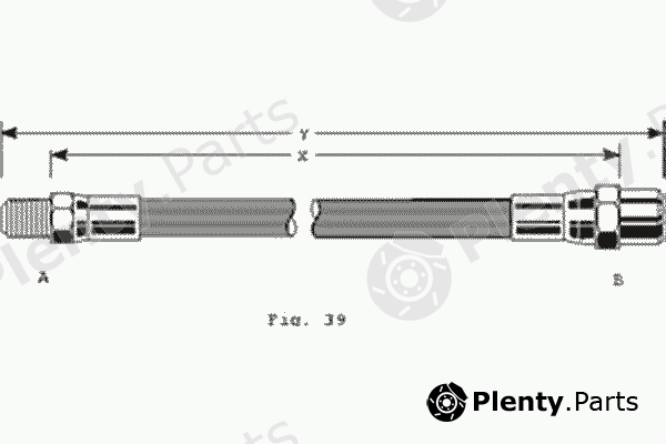  GIRLING part 9002128 Brake Hose