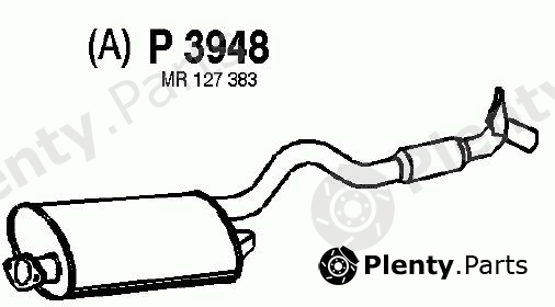  FENNO part P3948 End Silencer