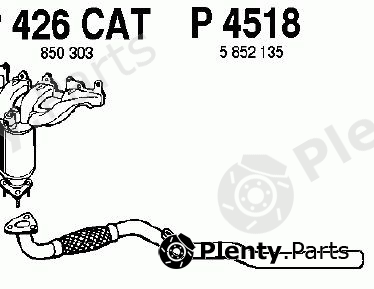  FENNO part P4518 Exhaust Pipe