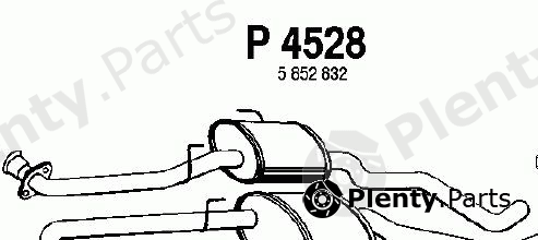  FENNO part P4528 Middle Silencer