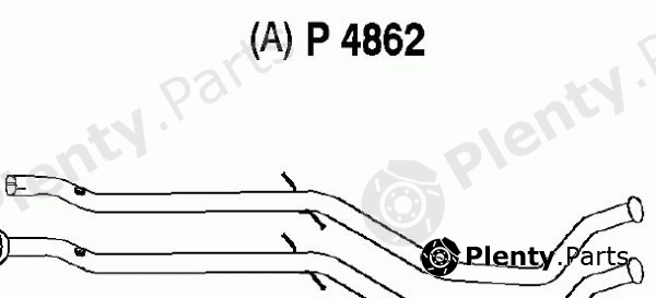  FENNO part P4862 Exhaust Pipe