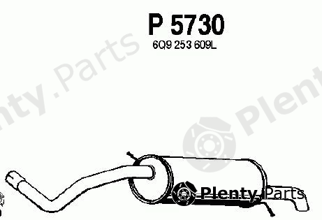  FENNO part P5730 End Silencer