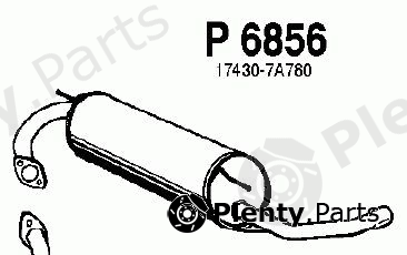  FENNO part P6856 End Silencer