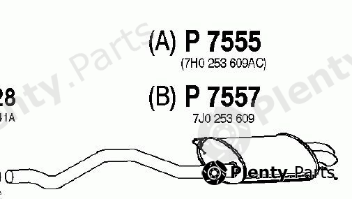  FENNO part P7555 End Silencer