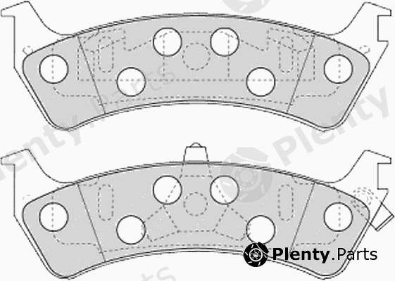  FERODO part FDB1130 Brake Pad Set, disc brake