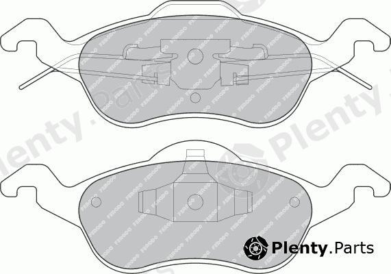  FERODO part FQT1318 Brake Pad Set, disc brake