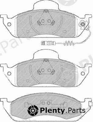  FERODO part FSL1400 Brake Pad Set, disc brake