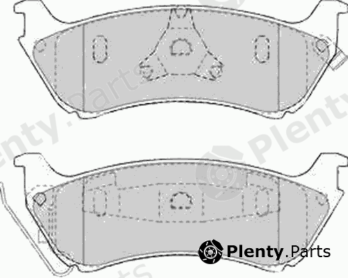  FERODO part FDB1401 Brake Pad Set, disc brake