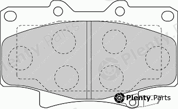  FERODO part FDB1502 Brake Pad Set, disc brake