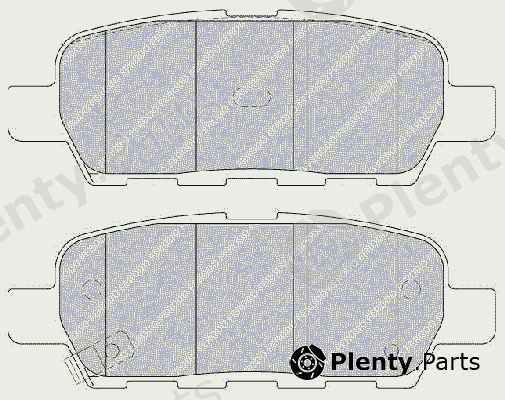  FERODO part FSL1693 Brake Pad Set, disc brake