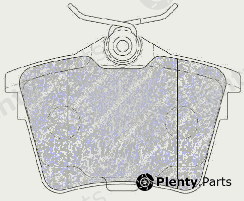  FERODO part FDB1727 Brake Pad Set, disc brake