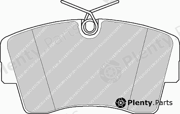  FERODO part FDB581 Brake Pad Set, disc brake