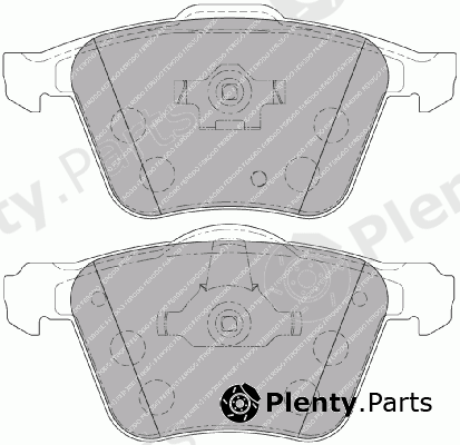 FERODO part FDB1631 Brake Pad Set, disc brake