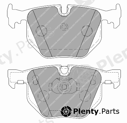  FERODO part FDB1673 Brake Pad Set, disc brake
