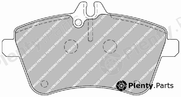  FERODO part FDB1750 Brake Pad Set, disc brake