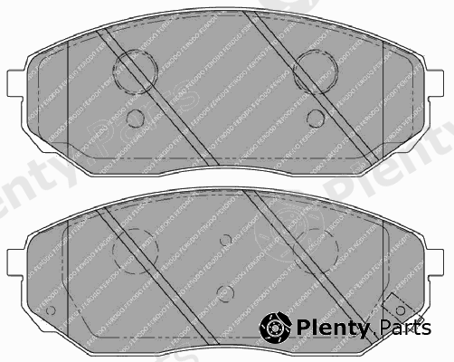  FERODO part FSL1735 Brake Pad Set, disc brake