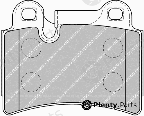  FERODO part FDB1878 Brake Pad Set, disc brake