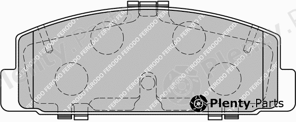  FERODO part FSL1721 Brake Pad Set, disc brake