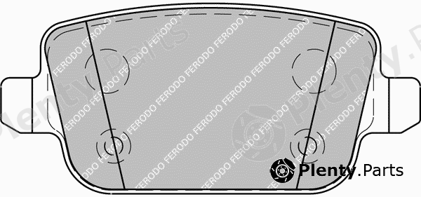  FERODO part FDB1932 Brake Pad Set, disc brake