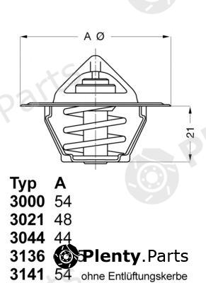  WAHLER part 3000.83 (300083) Thermostat, coolant