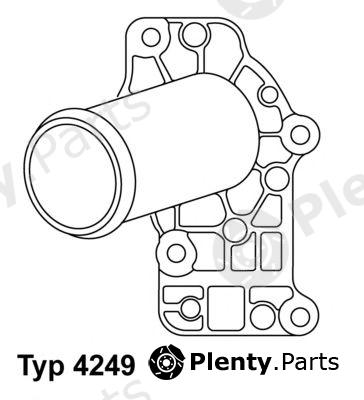  WAHLER part 4249.83D (424983D) Thermostat, coolant