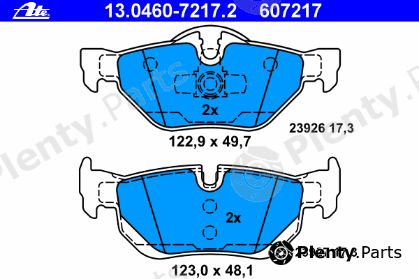  ATE part 13.0460-7217.2 (13046072172) Brake Pad Set, disc brake