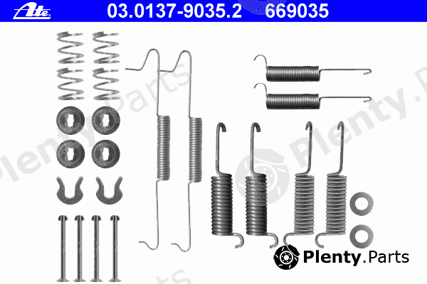  ATE part 03.0137-9035.2 (03013790352) Accessory Kit, brake shoes