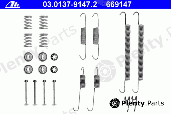  ATE part 03.0137-9147.2 (03013791472) Accessory Kit, brake shoes