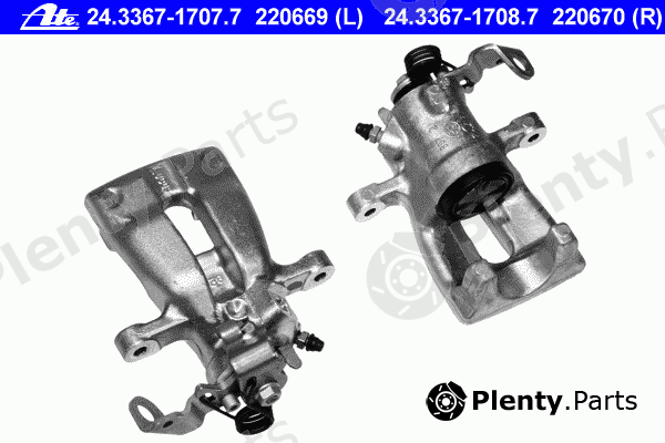  ATE part 24.3367-1707.7 (24336717077) Brake Caliper