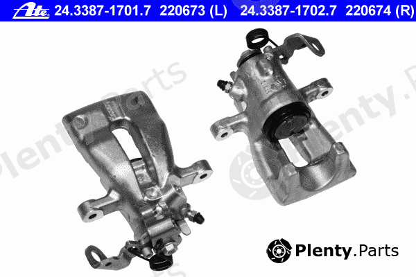  ATE part 24.3387-1702.7 (24338717027) Brake Caliper