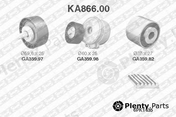  SNR part KA866.00 (KA86600) V-Ribbed Belt Set