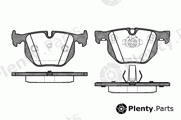  ROADHOUSE part 2381.40 (238140) Brake Pad Set, disc brake