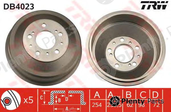  TRW part DB4023 Brake Drum