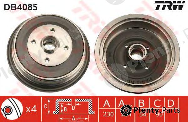  TRW part DB4085 Brake Drum