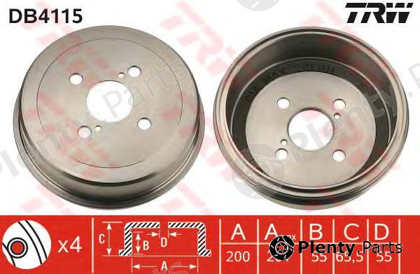  TRW part DB4115 Brake Drum