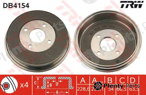  TRW part DB4154 Brake Drum
